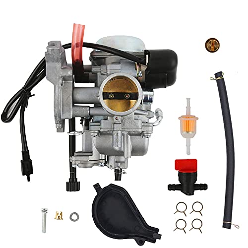 Cqyd New 0470-843 Carburetor For 2008-2017 Arctic Cat Atv 350 366 400 Carb 0470-737 2008-2017 #TOP4