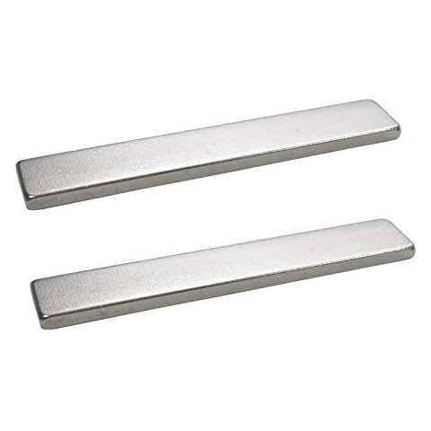 totalElement Super Strong Industrial Grade 3 x 1/2 x 1/8 Inch Neodymium N48 Bar Magnet (2 Pack) Cover