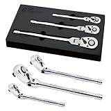 Der Erwachte 3-Piece Flex-Head Ratchet Set, 1/4