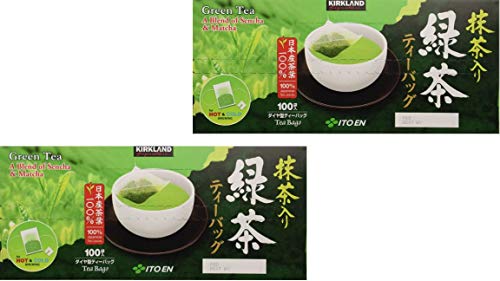 Kirkland Ito En Matcha Blend Japanese Green Tea-100 ct 1.5g tea bags, 2-Pack