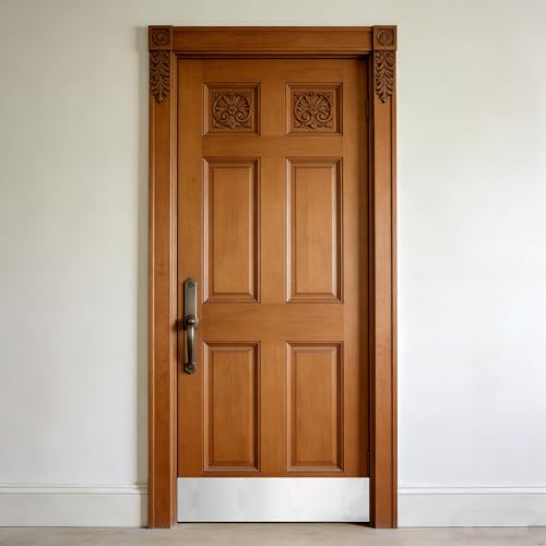 Plaque de protection de porte en acier pour rénover et protéger les bas