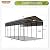Sophia & William 14x25x13FT Heavy-Duty RV Carport Extra-Tall Shelter for Class A/B/C RVs, Trailers & More (Galvanized Steel Roof), Dark Grey