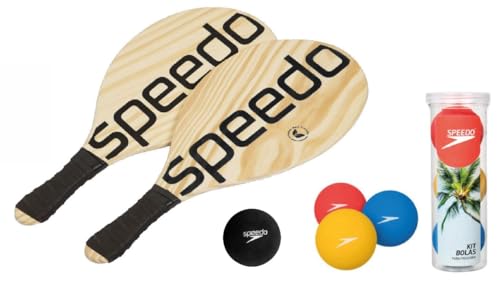 Kit Frescobol Speedo 2 Raquetes e 1 Bola