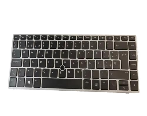 �X�y�C����o�b�N���C�g�t���L�[�{�[�h�AHP �ƌ݊����AEliteBook �ƌ݊����A745 G5 745 G6 840 G5 846 G5 840 G6 �AZBook�A14u G5 14u G6 �V���o�[�t���[��