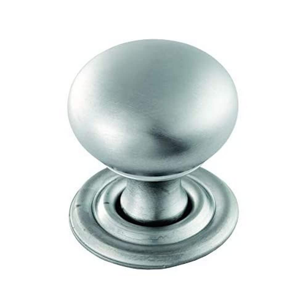Carlisle Brass Chrome Satin Cupboard Knobs-Ch97-Size B