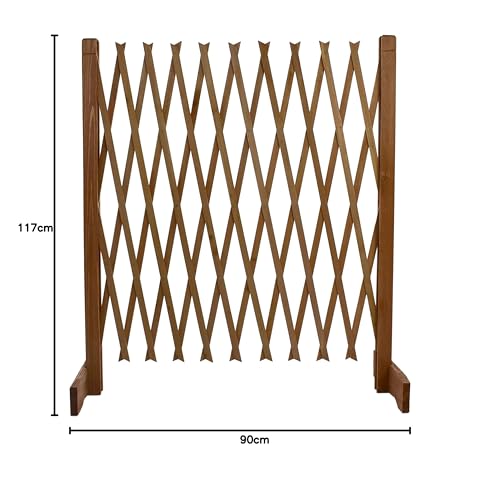 Hunde Türschutzgitter Treppen Schutz Gitter Tür Absperrgitter Sicherheits Zaun Scherengitter - Breite verstellbar 30-117cm