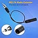 BLTIATLE Car Radio Antenna Extension Cable 10 FT Car FM AM Radio Car Antenna Extension Cable Cord DIN Plug Connector RG174 Coaxial Cable for Vehicle Truck Car Stereo Head Unit CD Media Receiver Player