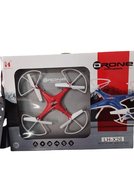 Image of 2.0 Quadcopter without camera is a mini remote controlled drone. 360 Roll Stabilized with throw launch capability with Long range of 2.4Ghz Control Indoor /Outdoor fun Material Red