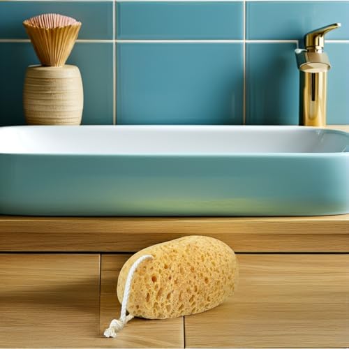Éponge de bain exfoliante corps avec lanière lot de 2 - 4