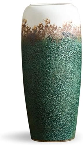 Vase en céramique moderne vert mat pour sublimer les salons ternes