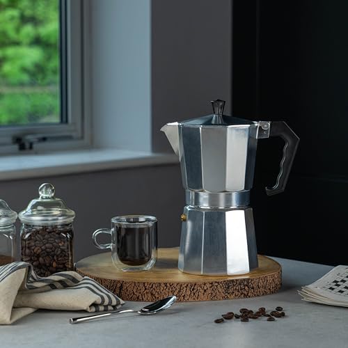 Café Olé Espressokocher aus Aluminium, 6 Tassen, 240 ml – Ansicht 3