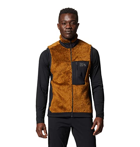 Image of Mountain Hardwear Men's Polartec High Loft Vest, Golden Brown, L