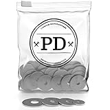  25 arandelas para carrocería/guardabarros, material de acero inoxidable V2A/Aisi 304 (M6-6,4 x 20 x 1,5 mm).