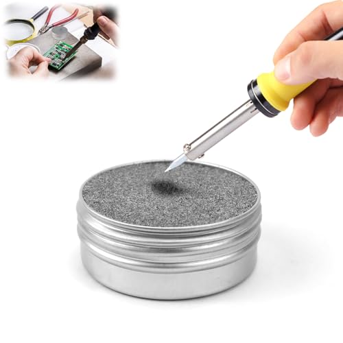 Lötspitzenreiniger Lötspitzen Reaktivator Oxidierter Lötzubehör Reinigung Spitzen Cleaner Lötkolben Zubehör (Nettogewicht: 30g Dose)