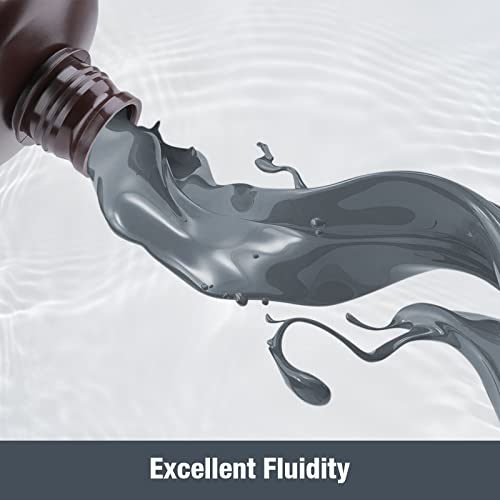 ELEGOO 8K Water Washable Resin, Higher Precision 3D Printer Resin, 405nm Rapid UV Curing Photopolymer Resin, 3D Resin for LCD/MSLA/DLP 3D Printer Printing, 8K Space Grey 1000G