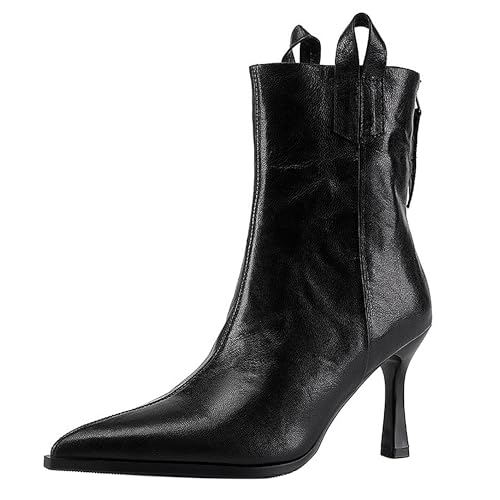 Bottines courtes pour femme type bottines individuelles mode à talon stiletto de 8 cm
