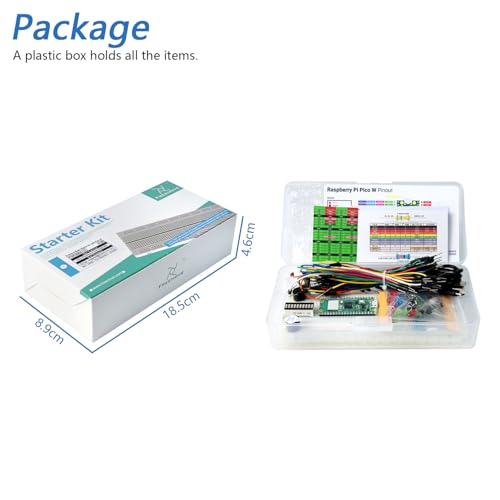 Dual-Core Arm Cortex-M0+ kit Freenove Raspberry Pi Pico W 7
