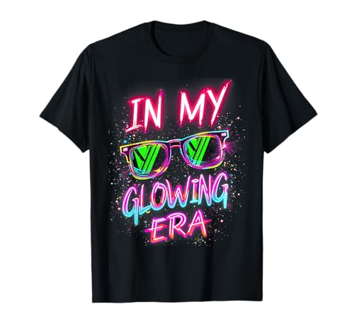 In My Glowing Era Groovy Colorful Bright T-Shirt
