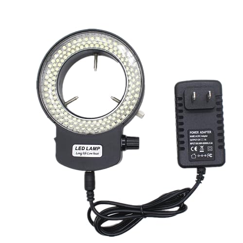 Image of Microscope Ring Light Light LED 144B-ZK Illuminator Black | for Stereo Microscope-camera-Industry machine,Adjustable 144W lab Stereo -Camera-Monocular Binocular Trinocular Lens