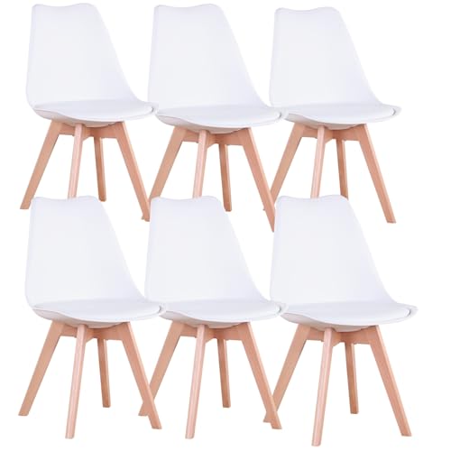 Sillas Cocina Pack 6 de Madera Marca Uderkiny