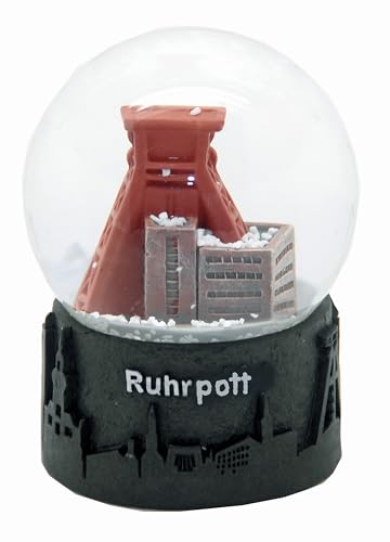 Souvenir Schneekugel Ruhrpott Skyline | Reiseandenken Deutschland...