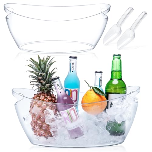 Ice Buckets for Parties, 2 PCS Ice Bucket for Cocktail