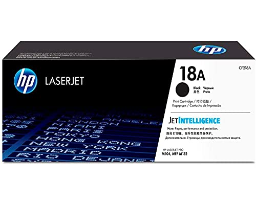 Toner HP 18A preto Laserjet Original (CF218AB)