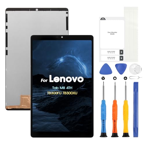 Réparer un écran cassé Lenovo Tab M8 4th Gen bloc tactile LCD noir TB300XU