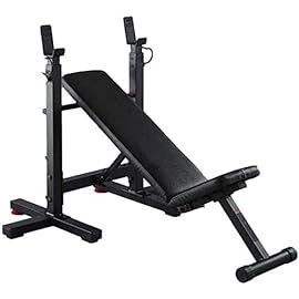 WERCHW Weight Bench Multifuctional, Adjustable for Weight-Lifting&Full-Body Workout, 242lbs Weight Capacity Sit Up Incline Bench, Exercise Bench Equipment for Home Gym Fitness Sports