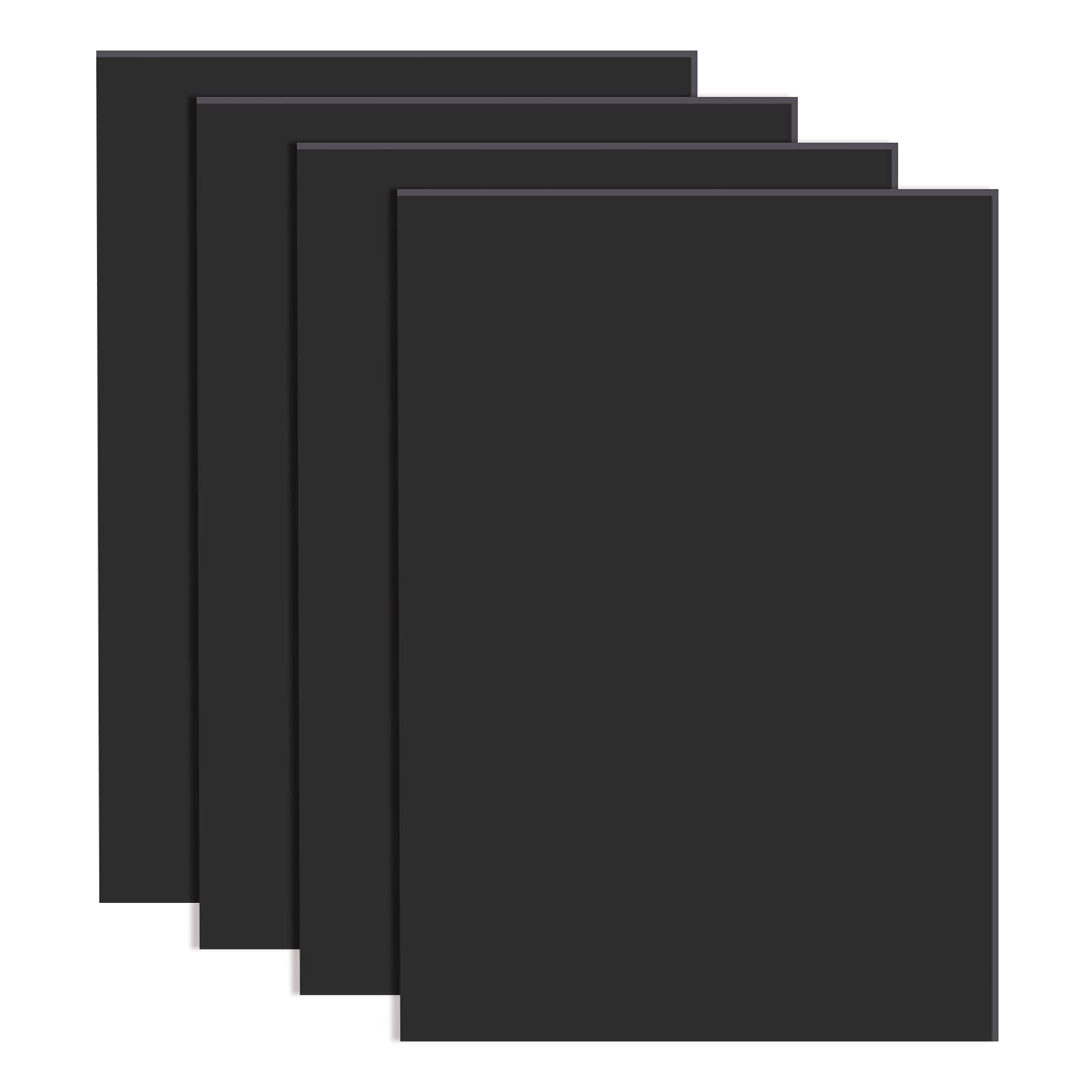 BENECREA 4PCS Feuille Adhésif Silicone 30x21cm Noir Caoutchouc de silicone A4 taille 1mm d'épaisseur pour shimme matériel de bricolage,supports,nivellement,étanchéité,protection