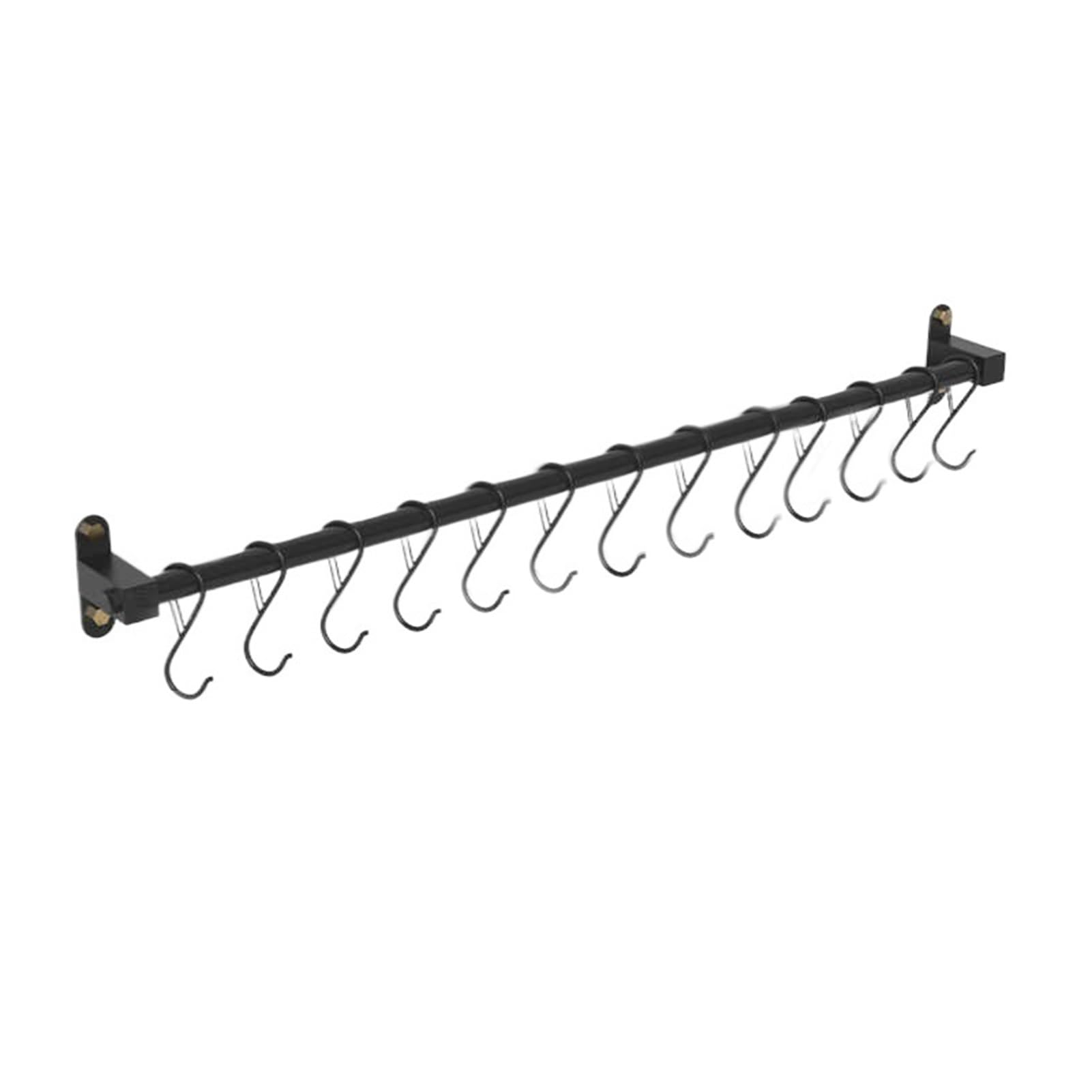 Supporto for Racchette da Tennis, Supporto da Parete for Racchette da Tennis con più Ganci, Supporto for Racchette da Tennis, può Contenere più Racchette da Badminton(65cm)