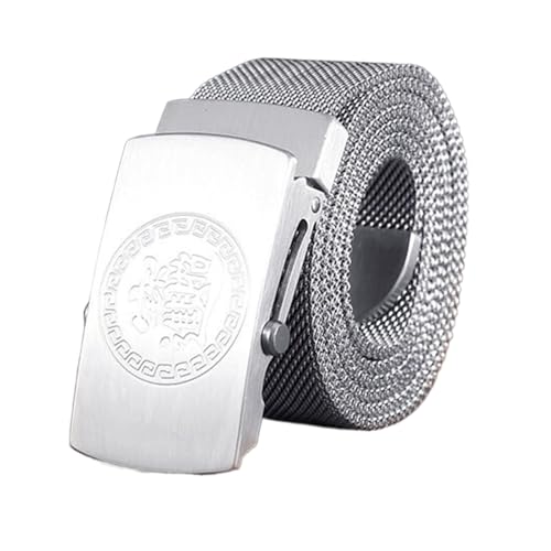 Ceinture tressée en acier inoxydable 304 homme boucle rouleau sculptée animaux ajustable