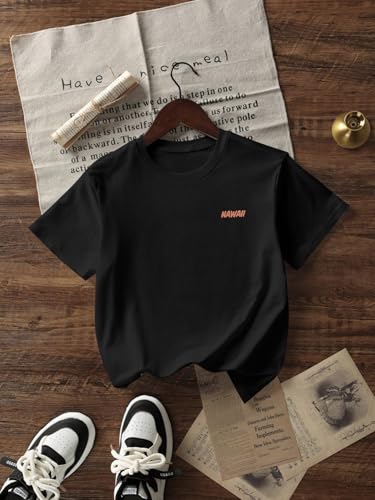 Image of SOLY HUX Girl's Graphic Tees Short Sleeve Hawaiian T Shirt Summer Casual Vacation Tops