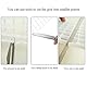6 Stück Aquarium Trennwand, Aquarium Tank Grid Trennung Brett, Fisch Tank Isolation Divider, Weiß Kunststoff Aquarium Isolation zum Trennen der Fische und zum Schutz Verschiedener Fische vor dem Kampf