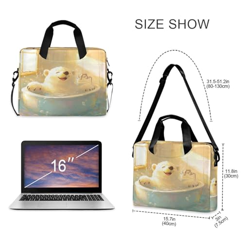 Funda para portátil con correa y asa 15.6 pulgadas miniatura 4