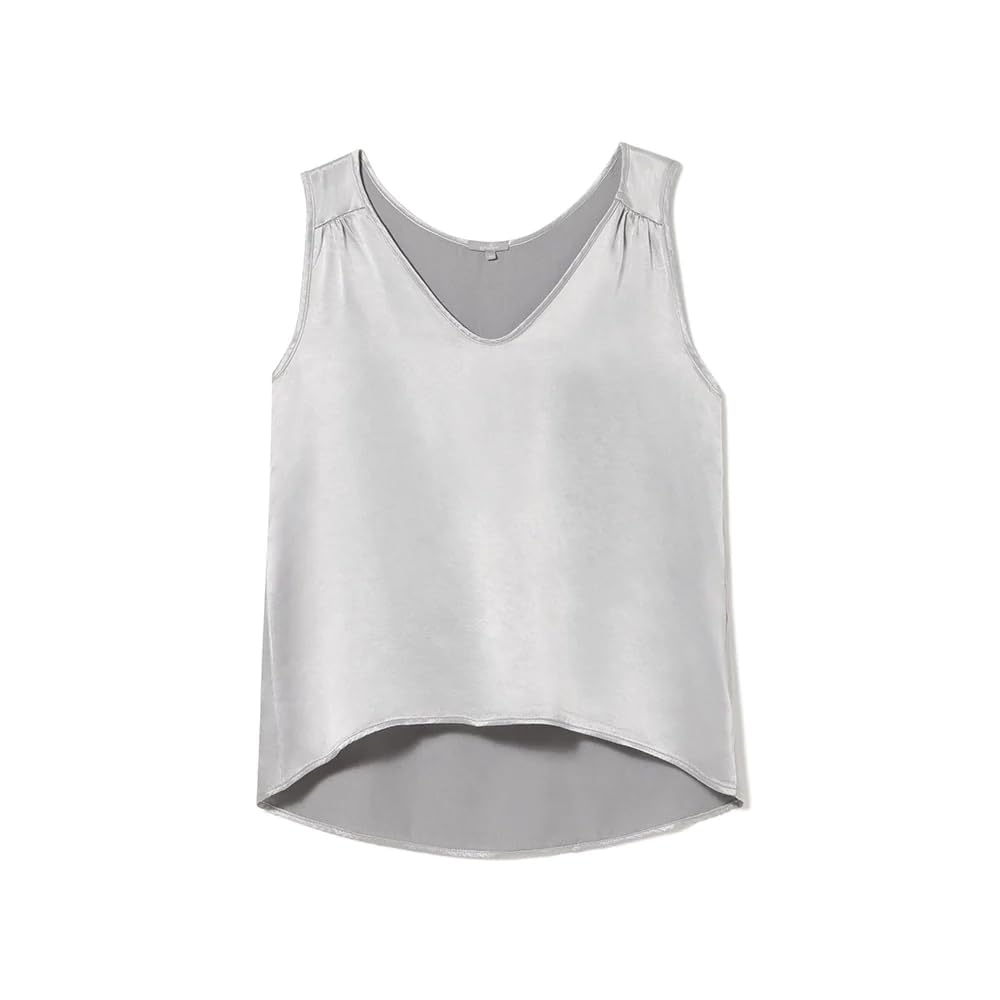 PJ Harlow Women's Jill-V Neck Satin Tank