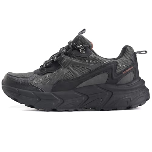 EARLDE Men's Waterproof Hiking Shoes | Trekking Outdoor Sneaker | Lightweight Non-Slip Soles2