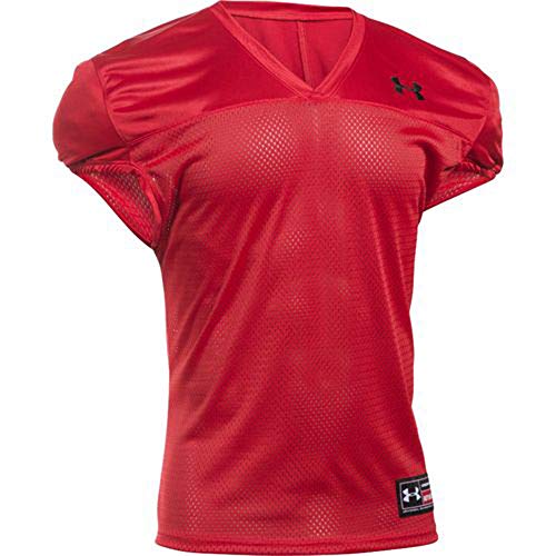 Men's Under Armour Football Practice Jersey Red/Black Size Large