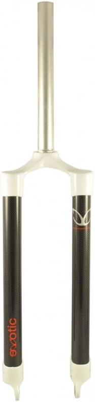 White Exotic 29er 650b Rigid Carbon MTB Fork, Post Mount PM Disc Specific 46.5cm