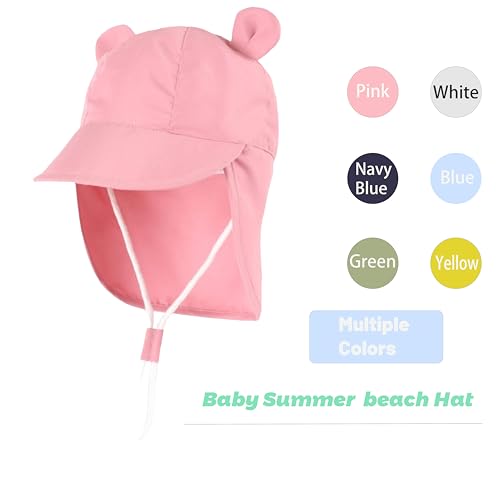 Baby Toddler Sun Hat Beach Hat for Boys and Girls UPF 50+2