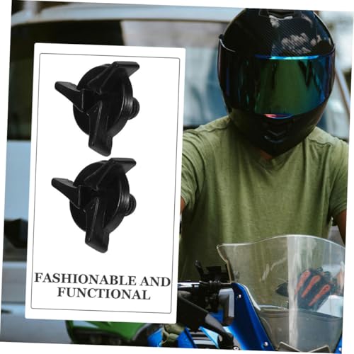 Tornillos negro 20 soluciona visera suelta de casco de moto 6