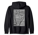 OK Hand Sign In 3D Optical Illusion Art Design