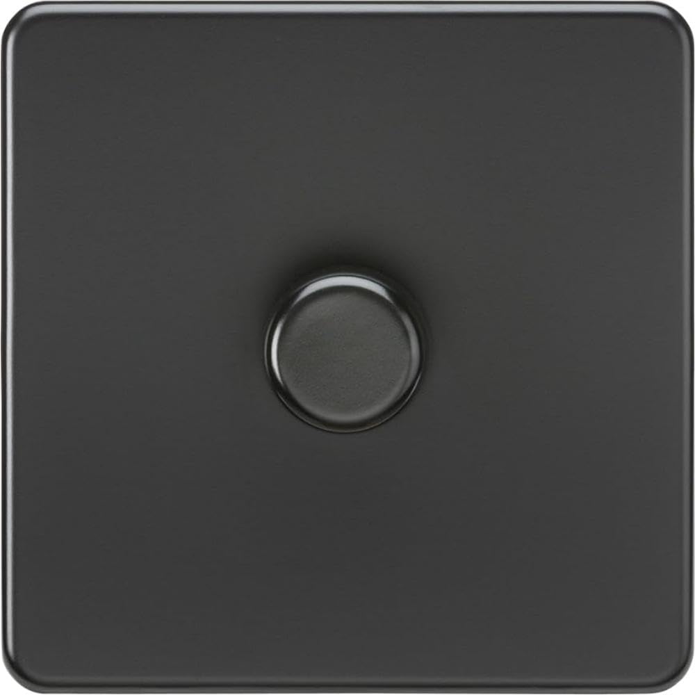 1G 2-way 10-200W (5-150W LED) Intelligent dimmer - Matt Black