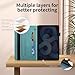 Succtopy Case for Samsung Galaxy Tab A11+/A11 Plus 2025 11 Inch SM-X230 SM-X235 SM-X236B Folio Flip PU Leather Cover with Pen Holder Protective Tablet Case with Stand Function Blue