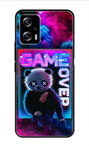 PRINTFIDAA® Metal TPU Printed Back Cover for Mi Redmi Note 11T Pro (Game Over) 360 Degree Protection | Camera Protection -25092024(AC) Deal