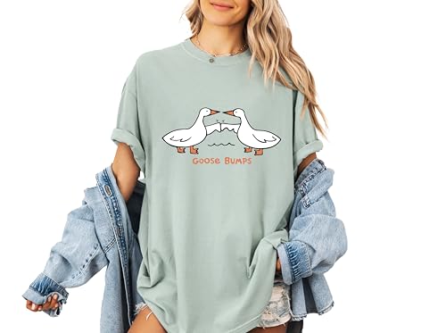 Goose Bumps T-Shirt, Funny Goose Bumps shirt, Silly Goose Shirt, Personalized Gifts, Comfort Colors Silly Goose, Goose Shirt