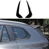 AOKIO Compatible with Mazda CX50 Accessories 2023 2024 2025 Rear Window Molding Trim Cover (Glossy Black)