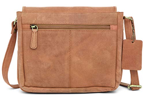 Image of WildHorn Oliva Crossbody Bags for Women-Premium Leather Vintage Fashion Purse with Adjustable Strap