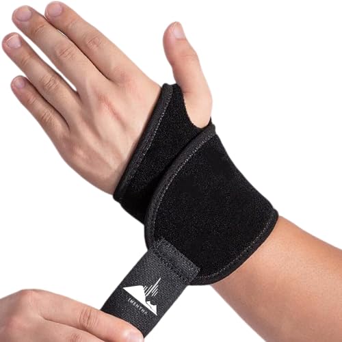 2 Pack Wrist Braces – Wrist Wraps for Carpal Tunnel, Arthritis, and Tendinitis Pain Relief – Fits Both Right and Left Hands – Compression and Support for Fitness Enthusiasts