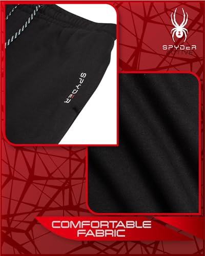 Spyder Mens Sweatpants - Athletic Performance Fleece Joggers Sweatpants for Men for Gym Workout and Running (Sizes: S-XXL)4